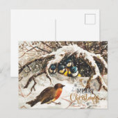  kerstmis feestdagenkaart (Voorkant / Achterkant)