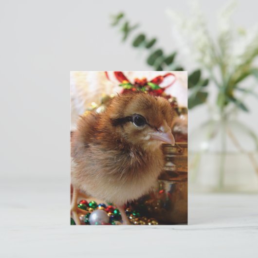 Kerstmis Feestdagenkaart (Staand voorkant)