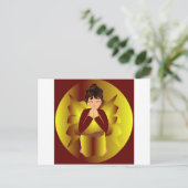 Kerstmis Feestdagenkaart (Staand voorkant)