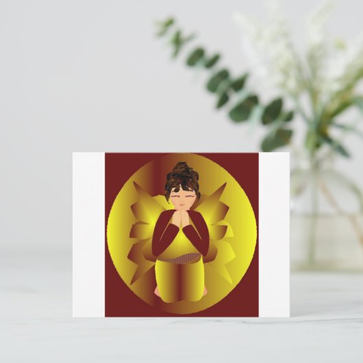 Kerstmis Feestdagenkaart (Staand voorkant)