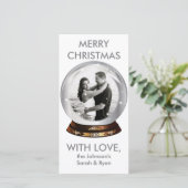 Kerstmis Feestdagenkaart (Staand voorkant)