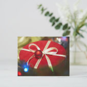 Kerstmis Feestdagenkaart (Staand voorkant)