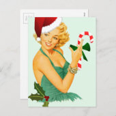  kerstmis feestdagenkaart (Voorkant / Achterkant)