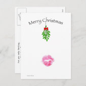 Kerstmis Feestdagenkaart (Voorkant / Achterkant)