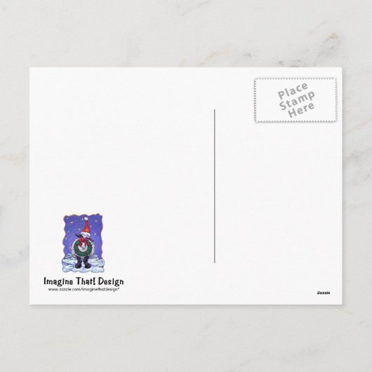 Kerstmis Feestdagenkaart (Achterkant)