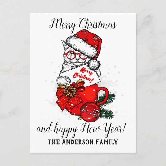 Kerstmis Feestdagenkaart (Voorkant)