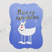 Kerstmis Feestdagenkaart (Voorkant / Achterkant)