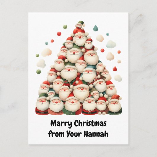 Kerstmis Feestdagenkaart (Voorkant)