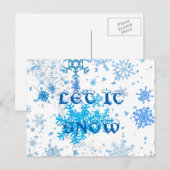 Kerstmis Feestdagenkaart (Voorkant / Achterkant)