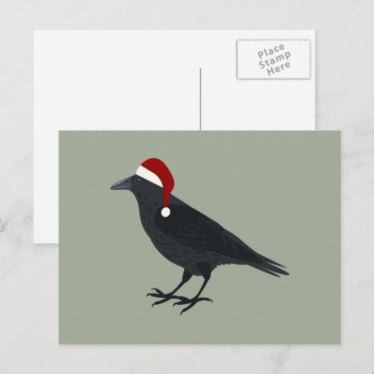 Kerstmis Feestdagenkaart (Voorkant / Achterkant)