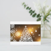 kerstmis feestdagenkaart (Staand voorkant)