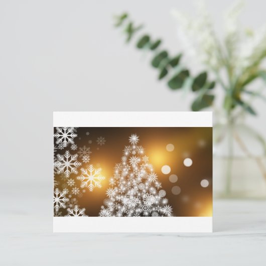 kerstmis feestdagenkaart (Staand voorkant)