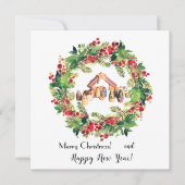 Kerstmis! Feestdagenkaart (Voorkant)