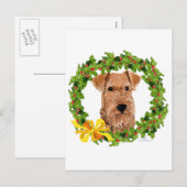 Kerstmis Feestdagenkaart (Voorkant / Achterkant)