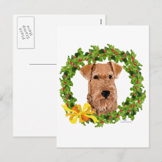 Kerstmis Feestdagenkaart (Voorkant / Achterkant)