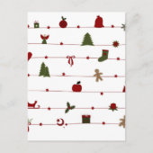 Kerstmis Feestdagenkaart (Voorkant)