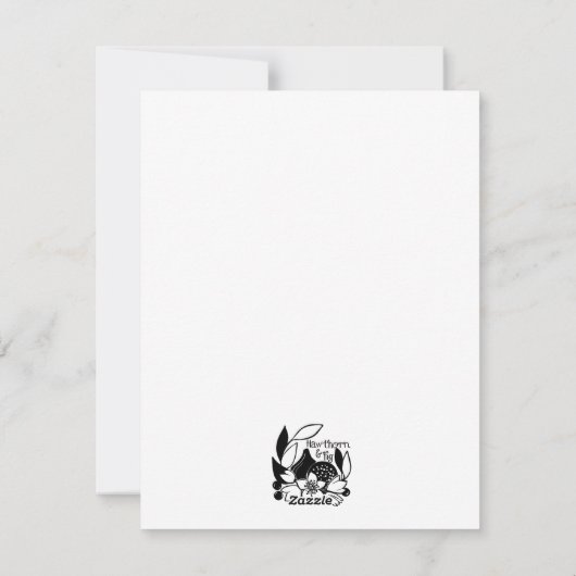 Kerstmis Feestdagenkaart (Achterkant)