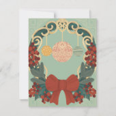 Kerstmis Feestdagenkaart (Voorkant)