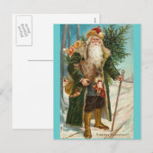 Kerstmis Feestdagenkaart (Voorkant / Achterkant)