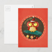 Kerstmis Feestdagenkaart (Voorkant / Achterkant)