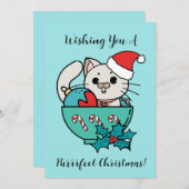 Kerstmis Feestdagenkaart (Voorkant / Achterkant)