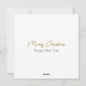 Kerstmis Feestdagenkaart (Achterkant)