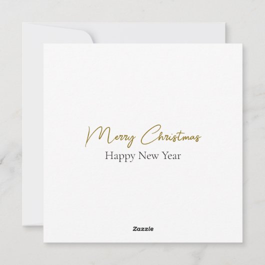 Kerstmis Feestdagenkaart (Achterkant)