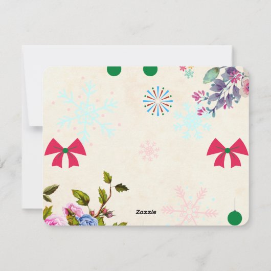  Kerstmis  Feestdagenkaart (Achterkant)