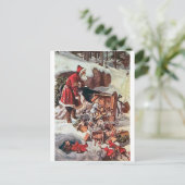 Kerstmis Feestdagenkaart (Staand voorkant)