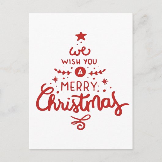 Kerstmis Feestdagenkaart (Voorkant)