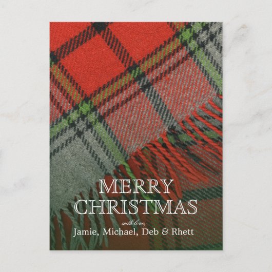 Kerstmis Feestdagenkaart (Voorkant)