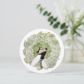 Kerstmis Feestdagenkaart (Staand voorkant)