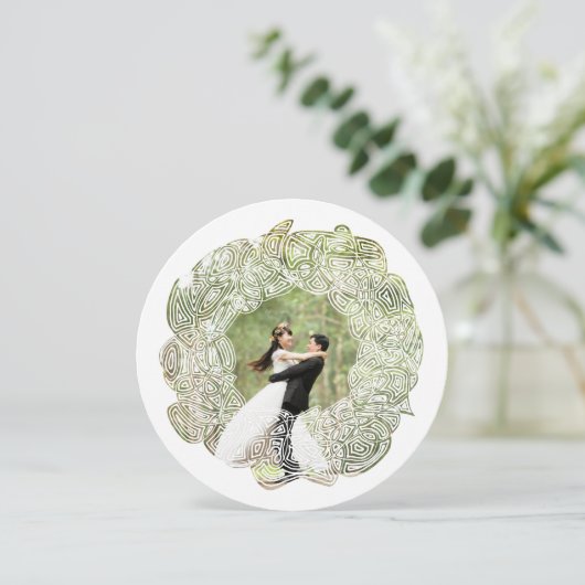 Kerstmis Feestdagenkaart (Staand voorkant)