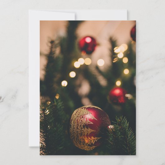 Kerstmis Feestdagenkaart (Voorkant)