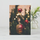 Kerstmis Feestdagenkaart (Staand voorkant)