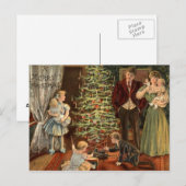 Kerstmis Feestdagenkaart (Voorkant / Achterkant)