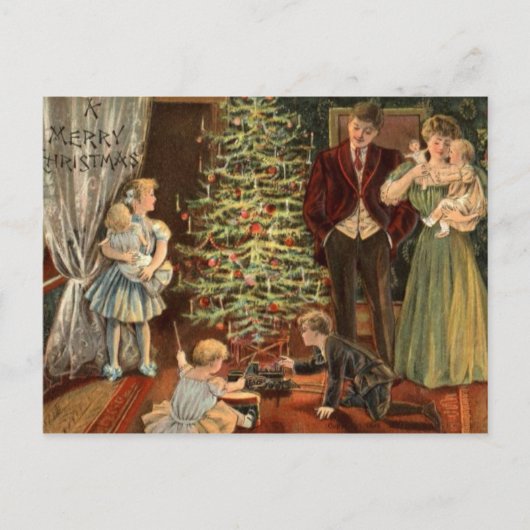 Kerstmis Feestdagenkaart (Voorkant)