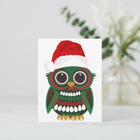 Kerstmis Feestdagenkaart (Staand voorkant)