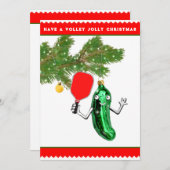 Kerstmis Feestdagenkaart (Voorkant / Achterkant)