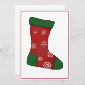 Kerstmis Feestdagenkaart (Voorkant / Achterkant)