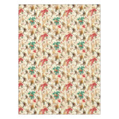 Kerstmis, feestelijk, mistletoe, vogels, natuur pa tafelkleed (Voorkant)