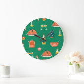 Kerstmis feestelijke tafel, patroon. grote klok (Huis)