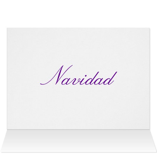 Kerstmis Feliz Navidad Blue Star II (Binnen Horizontaal (Boven))