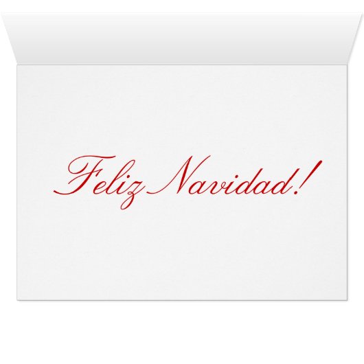 Kerstmis Feliz Navidad Blue Star III (Binenzijde Horizontaal (Onderkant))