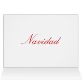 Kerstmis Feliz Navidad Blue Star III (Binnen Horizontaal (Boven))