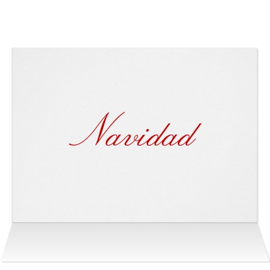 Kerstmis Feliz Navidad Blue Star III (Binnen Horizontaal (Boven))