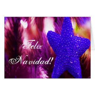 Kerstmis Feliz Navidad Blue Star III
