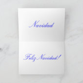 Kerstmis Feliz Navidad Feestdagen Kaart (Binnen)