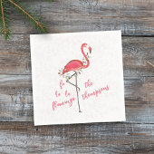 Kerstmis Festive Flamingo String Lights Napk Servet