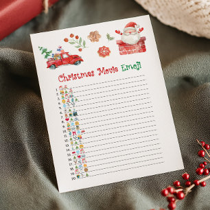 Kerstmis Film Emoji Spel Feestdagenkaart